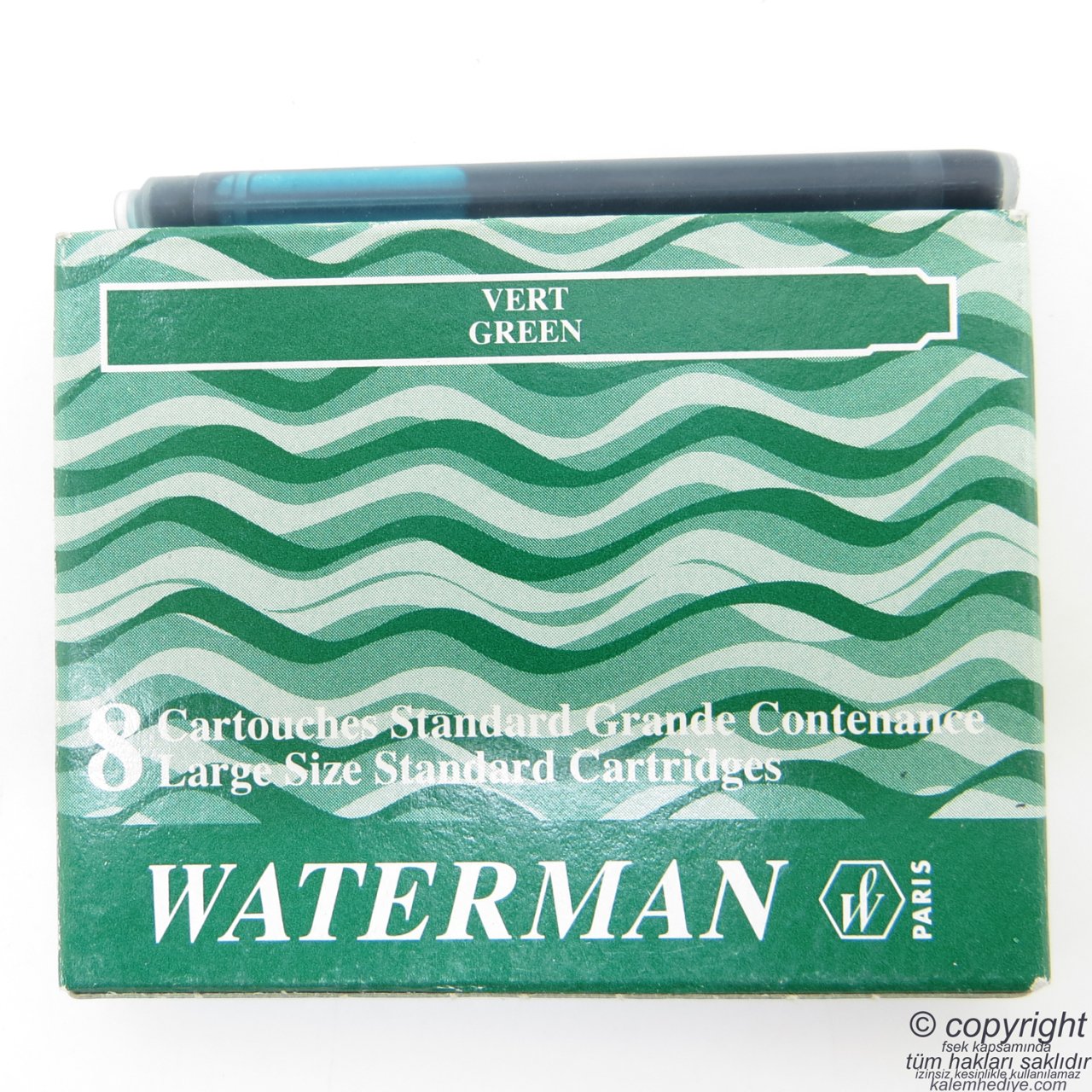 Waterman 녹색 만년필 카트리지 8&li